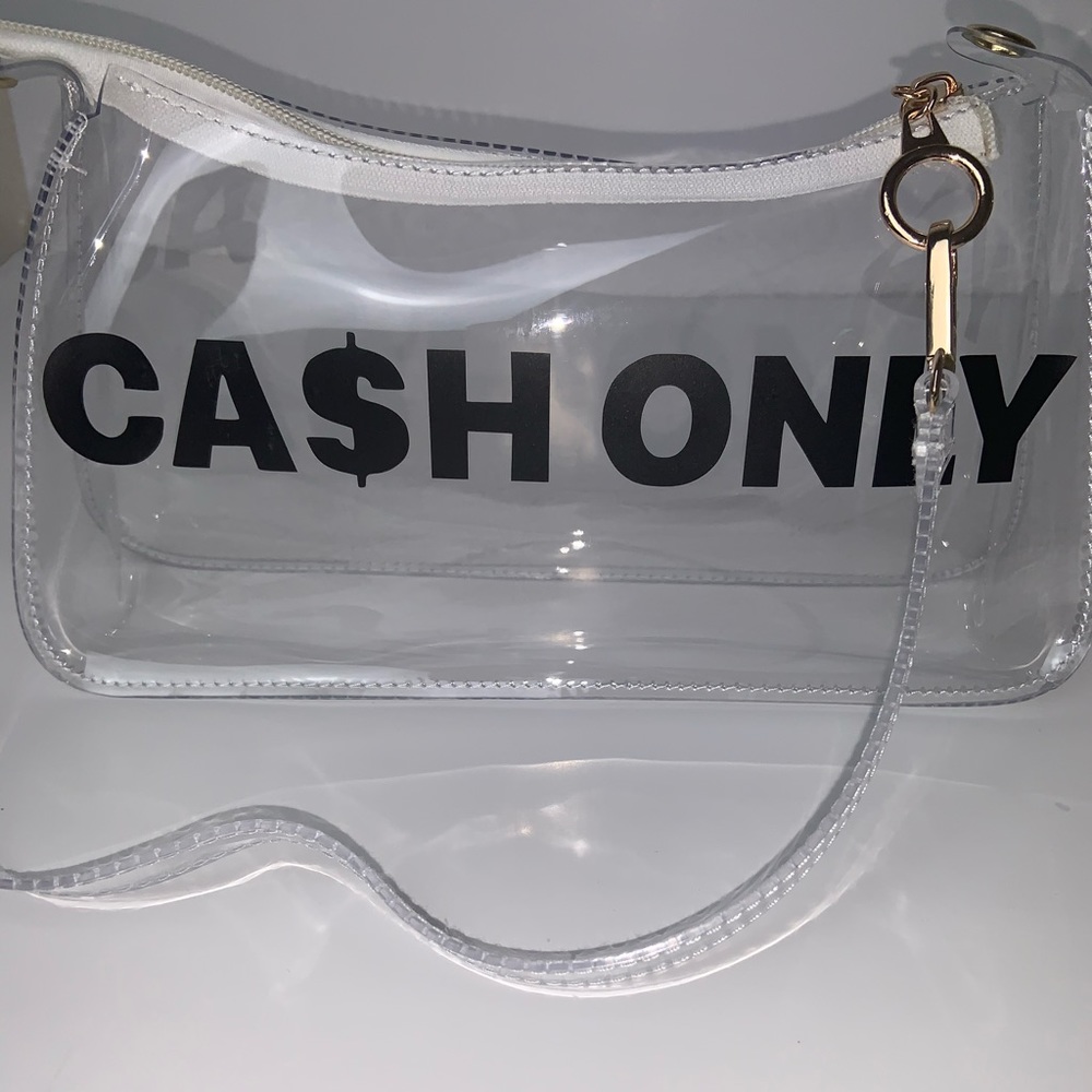 “Cash only bag”